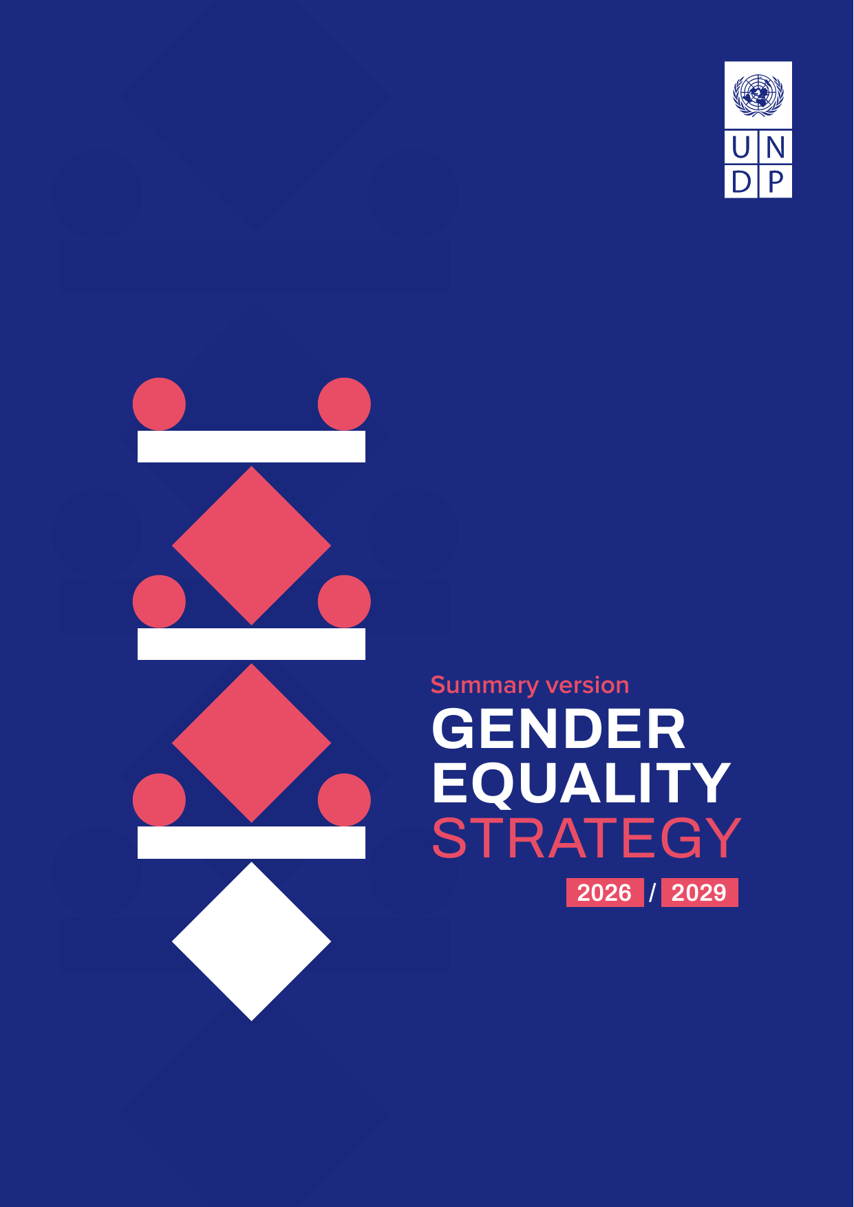 Cover of the Gender Equality Strategy 2026–2029 summary